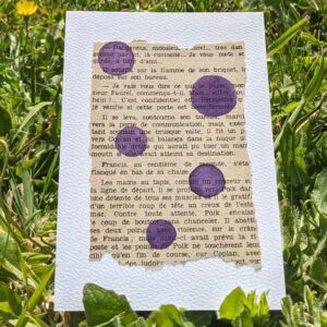 carte bulle violet