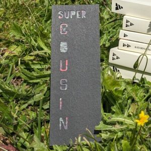 marque page cousin vert et rouge