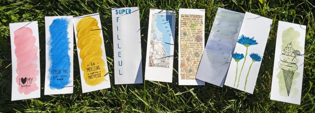 Marque-pages Echantillon de marque-pages