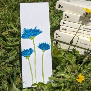 Marque page bleuet acrylique