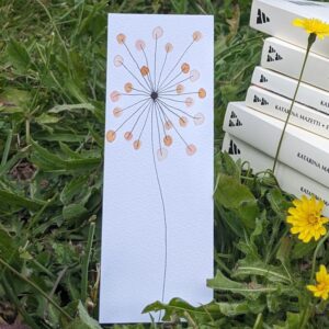 marque page feu d artifice orange