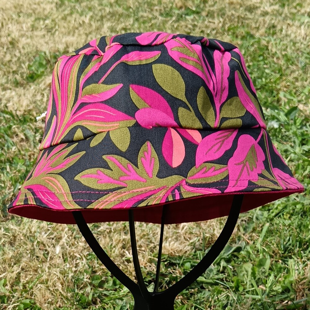 chapeau adulte bob fleuri